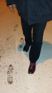 Belleggia-Spuren im Erdinger Schnee