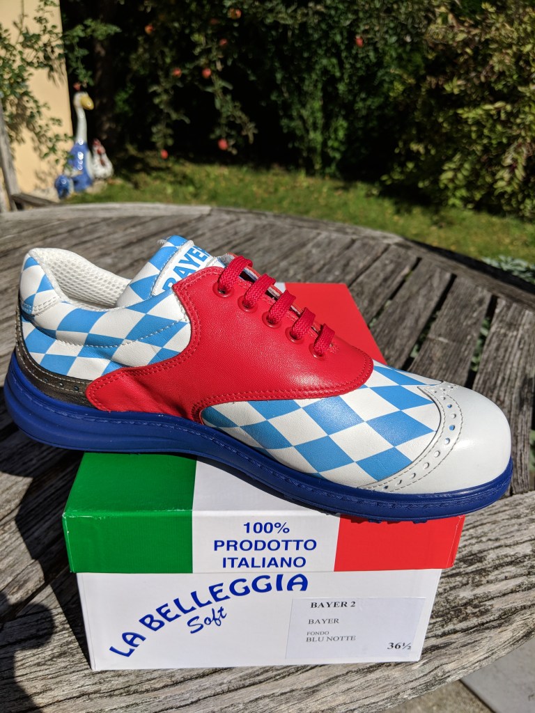 Bayern, 36,5, rot, silber hinten